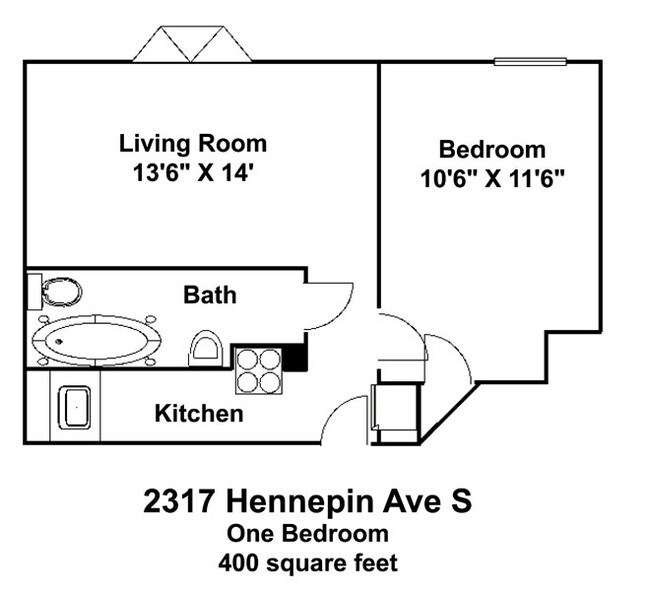 Floorplan - 2317 Hennepin Apartments