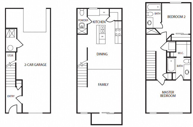 Floorplan - Parkview Townhomes