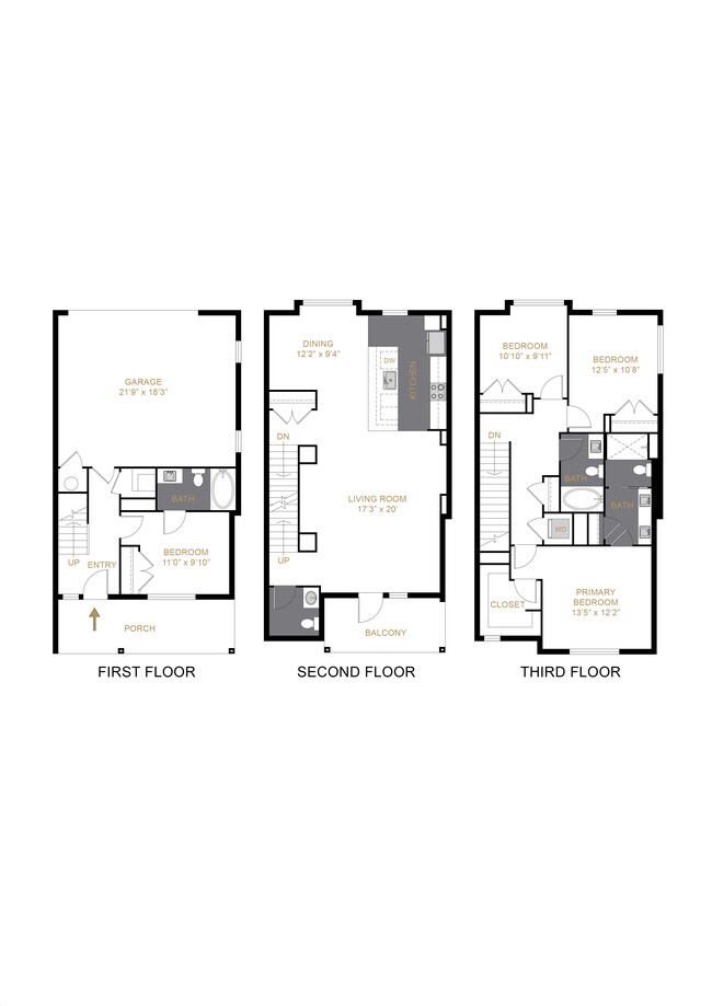 Floorplan - The Allyson Townhomes