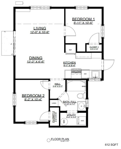 Floorplan - 2914 Ellis St