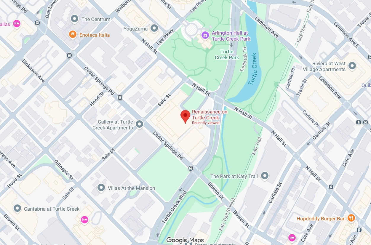 maps location - 3225 Turtle Creek Blvd