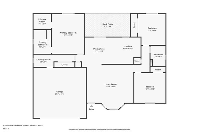 Building Photo - 3 bedroom 2 bathroom Ranch Style Home in Prescott Valley!