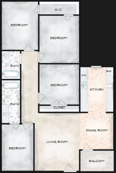 Floorplan - Twin Oaks