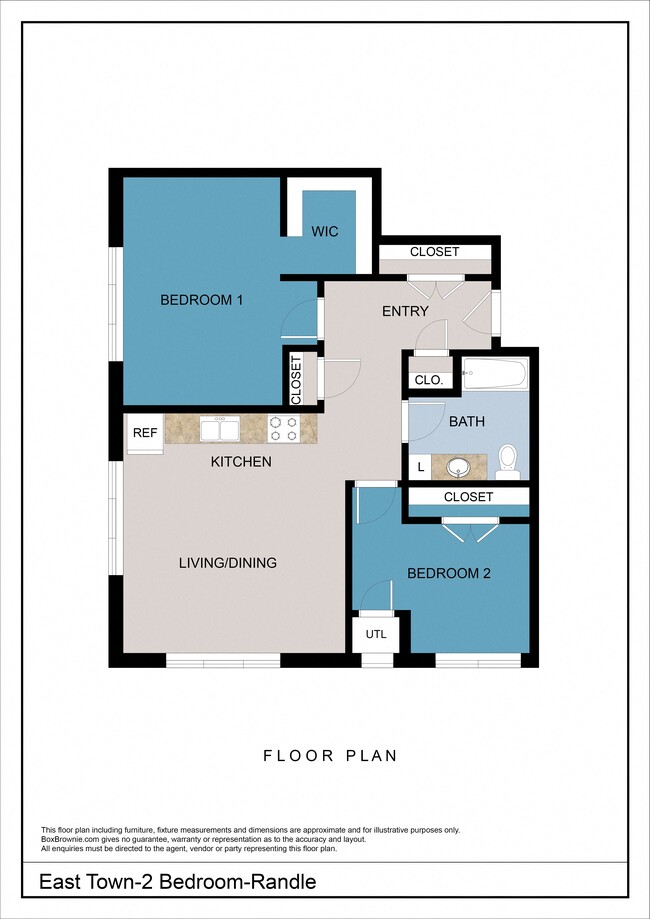 Floorplan - East Town Apartments