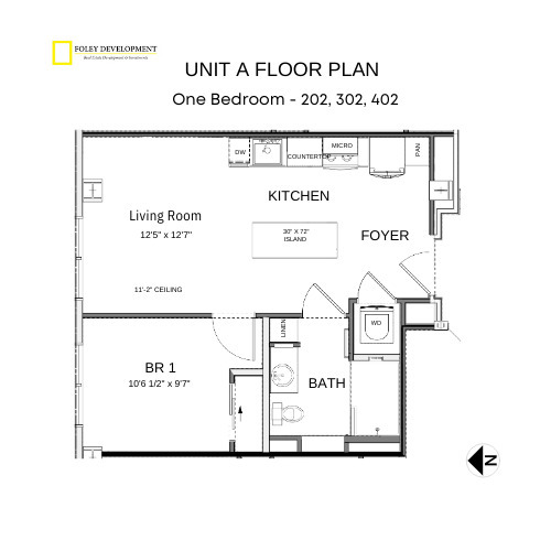 PLAN A - 02 - 1BR - Asano on Ivy