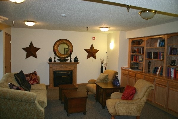 Living Room - Central Square Apartments