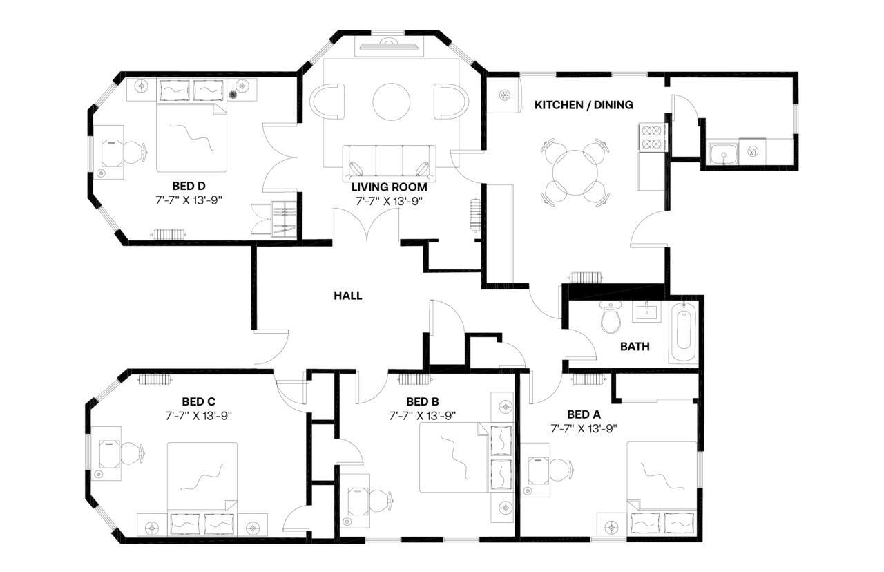 Building Photo - Room in Shared 4 bed/1 bath home