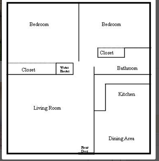 2BR/1BA - Royal Arms Apartments
