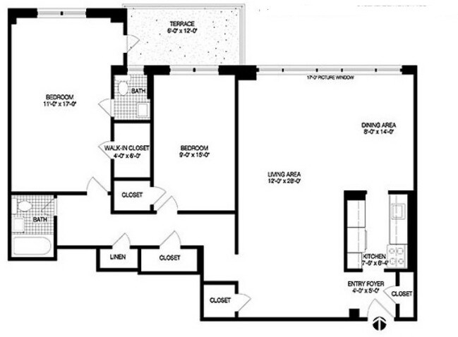 2BR/1.5BA - Briar Oaks