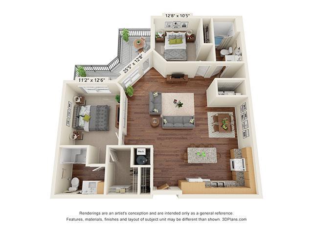 Floorplan - Covington Crossings 55+ Senior Living