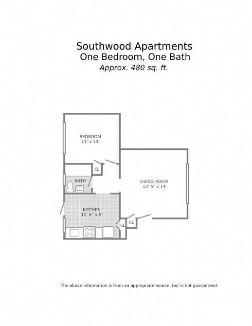 Floorplan - Southwood Apartments - County