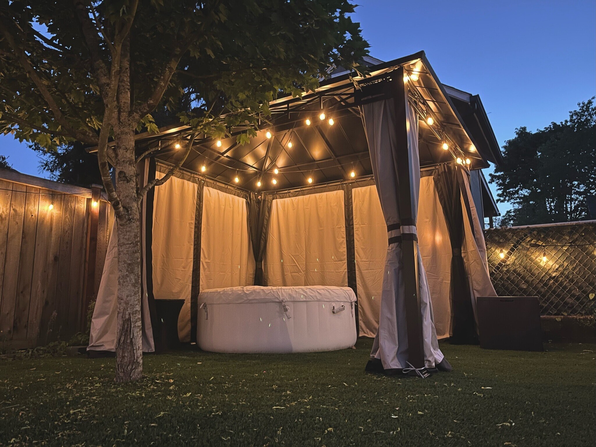 LED string lights - 1227 7th St