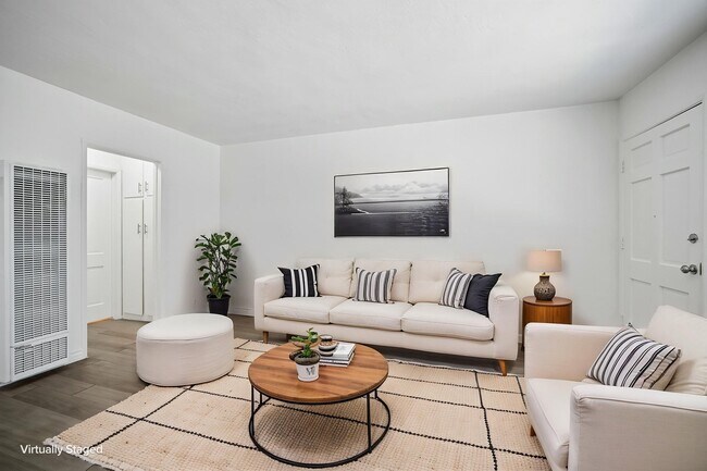 Livingroom-Staged - Winnetka Gardens Apartments