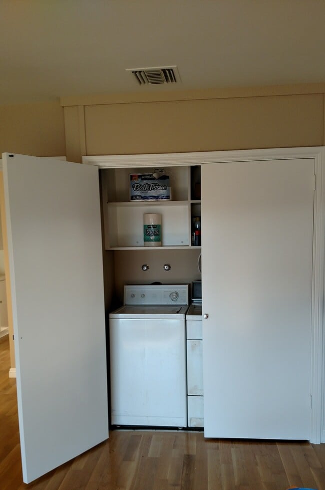 Washer & Dryer with Storage above - 5835 Tellefson Rd
