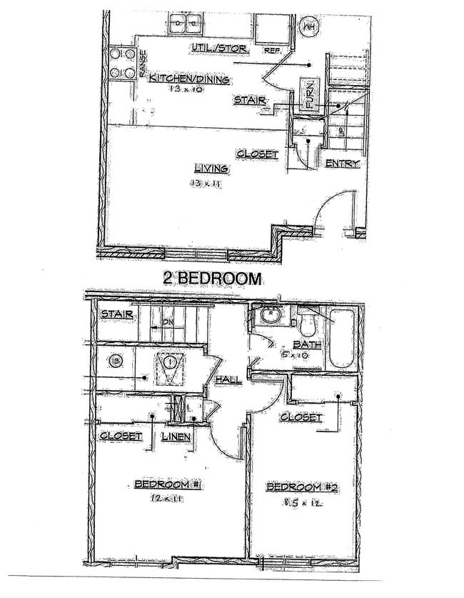2BR/1BA - Eastpointe Townhomes