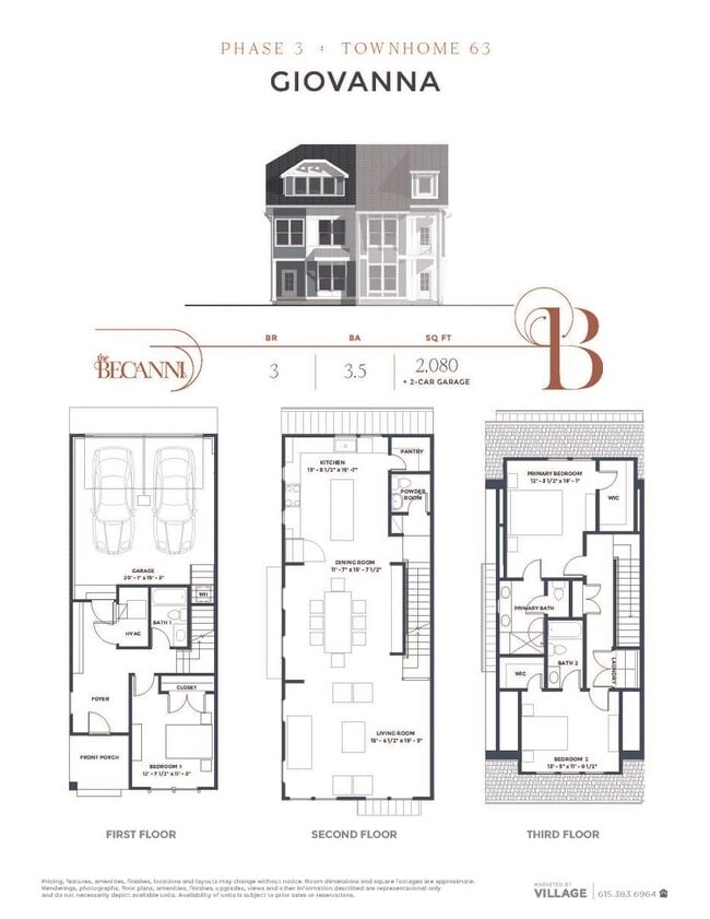 Building Photo - Beautiful Charlotte Park Townhome With Two Car Garage