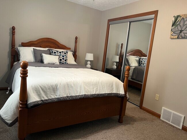 Bedroom 1 with private bath - 3 Indian Trail