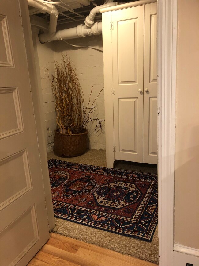looking into storage room - 40 Sumner St