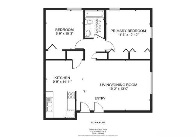 Floorplan - The Colony Apartments