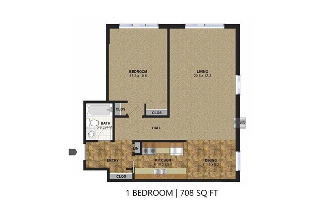 Floorplan - Aldrich Ave Apartments