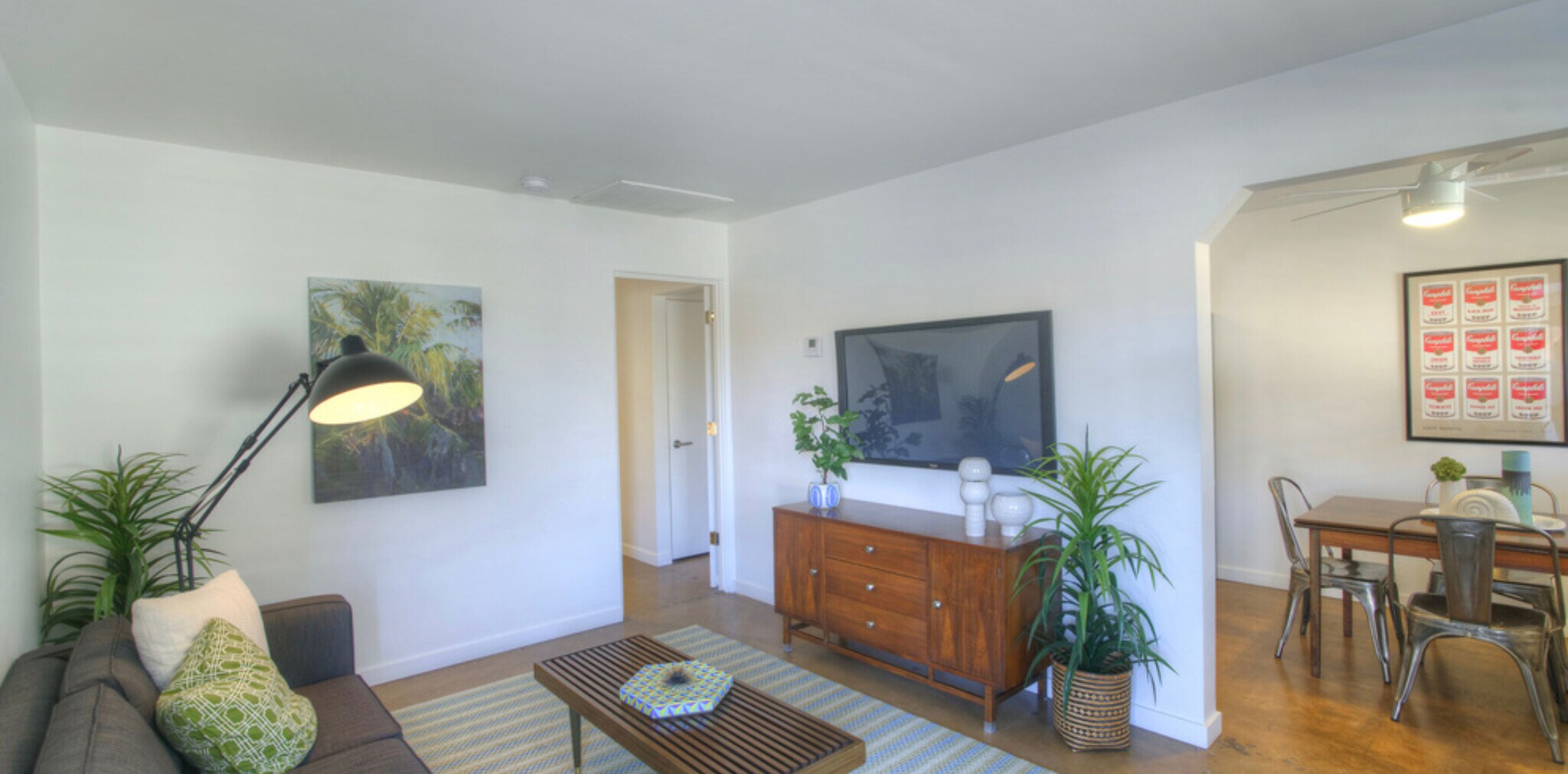 Model Living Room - 746 W Turney Ave, Apt 8