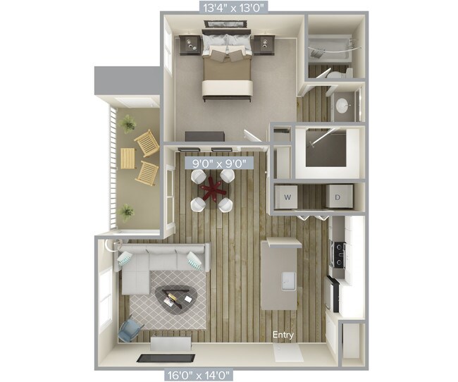 Floorplan - Avalon La Jolla Colony