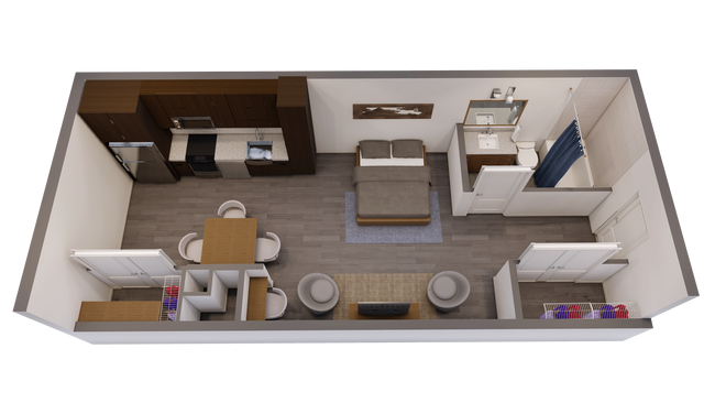 Studio - S1 - University Edge & Dickinson Lofts