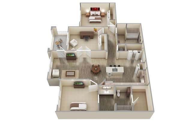 Floorplan - Messina Luxury Apartments