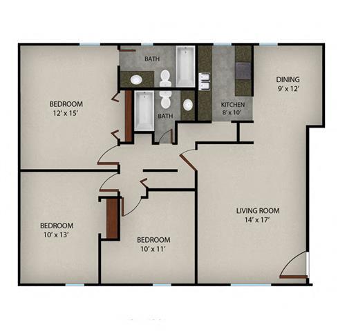 Floorplan - Hidden Colony