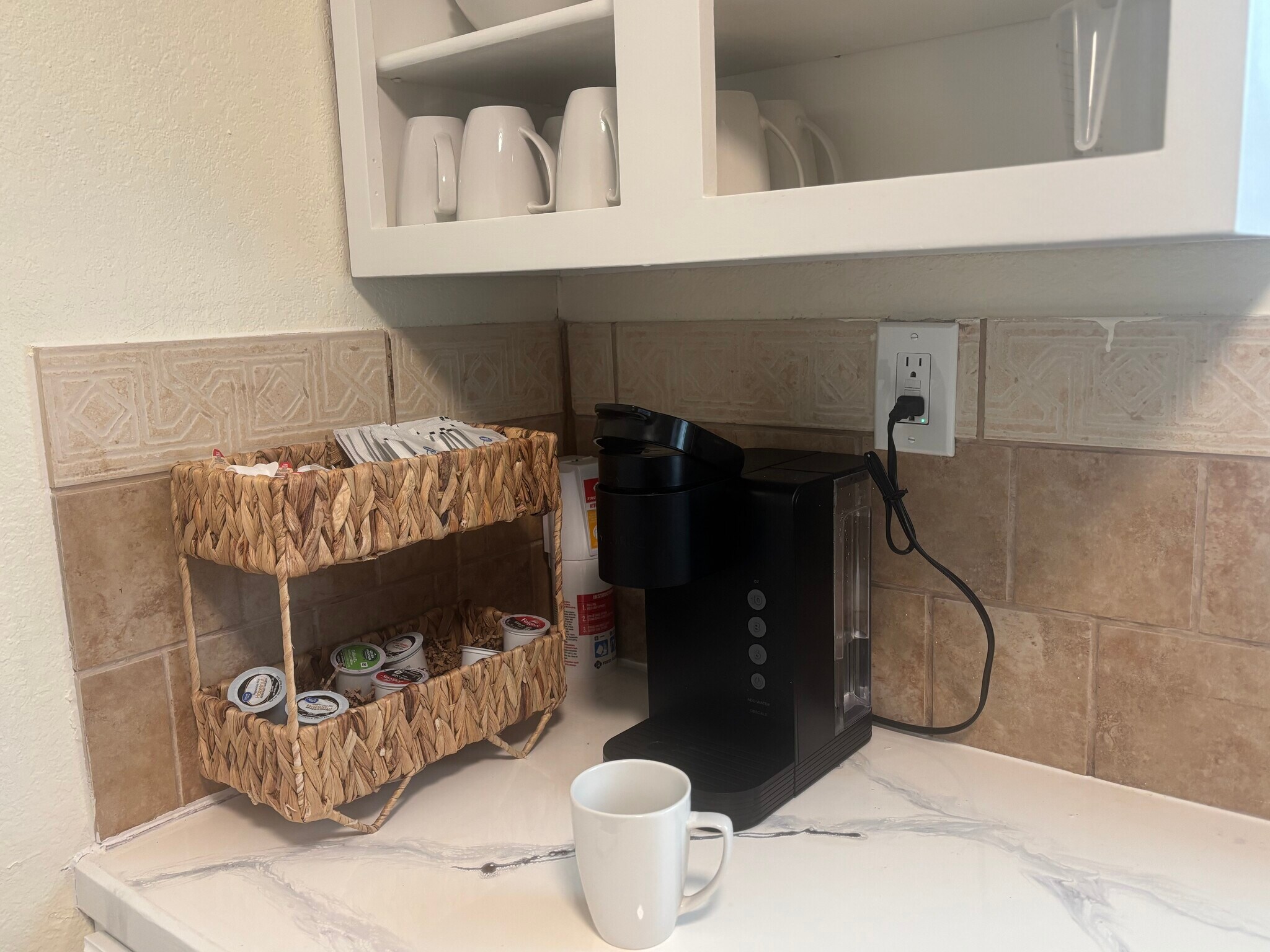 Coffee and Tea station information po - 4685 Boot Hill Dr