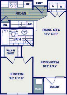 Floorplan - The Residences at Congressional Village