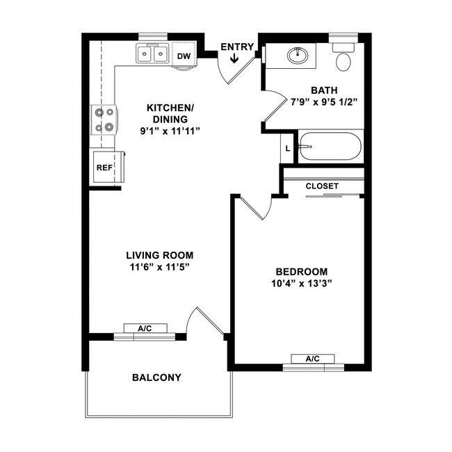 Floorplan - Lowden Lane Senior Apartments