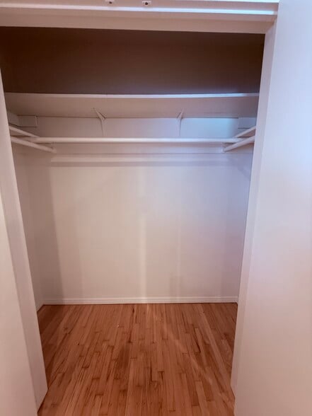 Bed #2 walk in closet with built in shelves - 811 S Catalina Ave