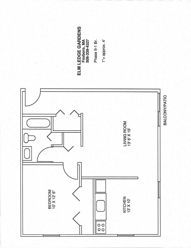 Floorplan - Elm Ledge Apartments