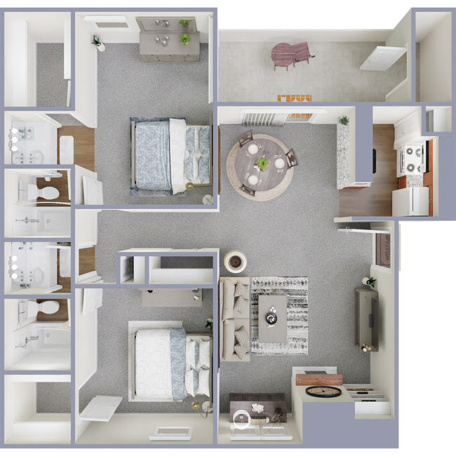 Floorplan - Parkside Apartments