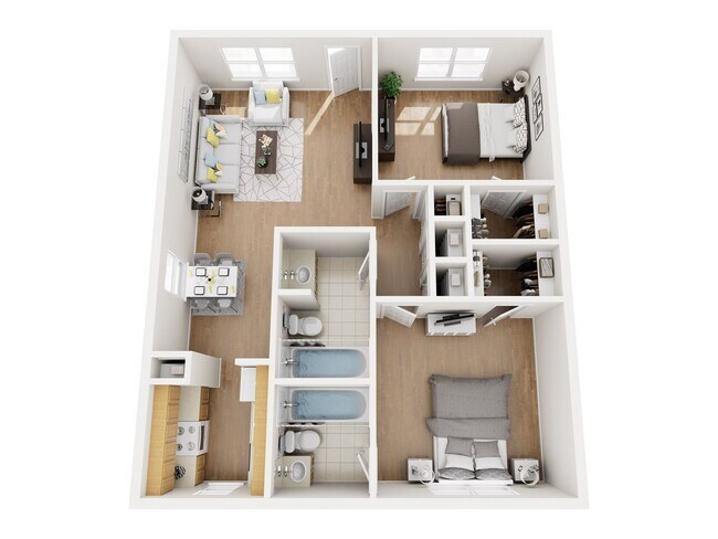 Floorplan - The Shelton Apartments