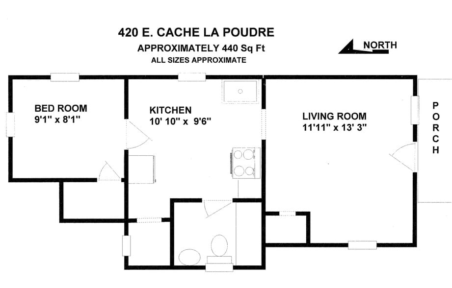 FLOOR PLAN - 420 E Cache La Poudre St