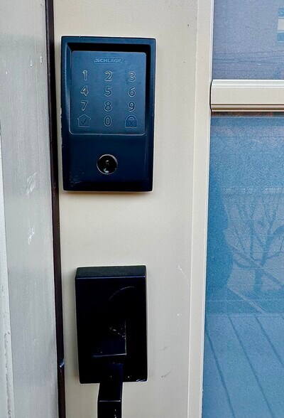 Wifi-Smart Phone enabled digital entry lock offers secure keyless entry. - 136 E King St