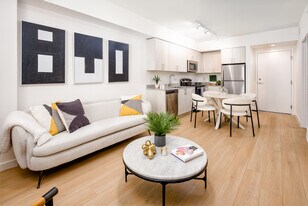 Living Room and Kitchen Model - Sunrise at Liberty Square