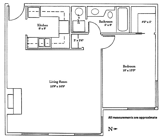 1BR/1BA - Ivy Court Apartments