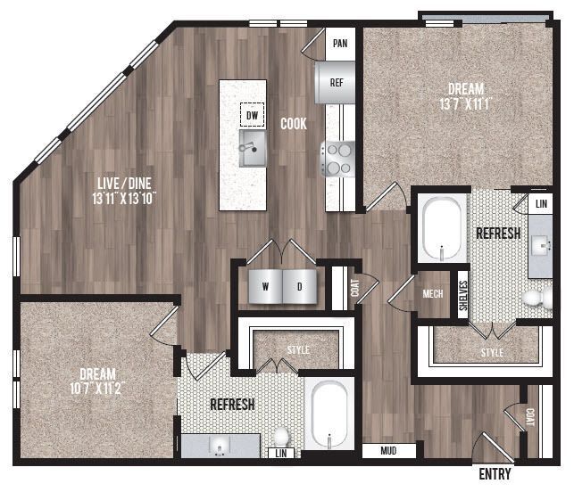 Floorplan - Victor Prosper