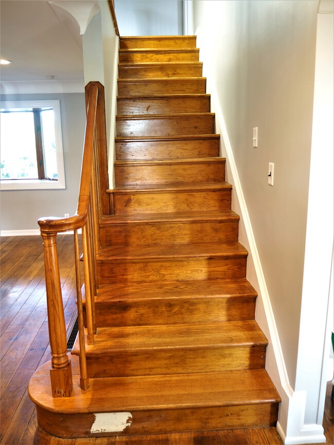 Solid Oak Stairs. - 329 Westview Ave