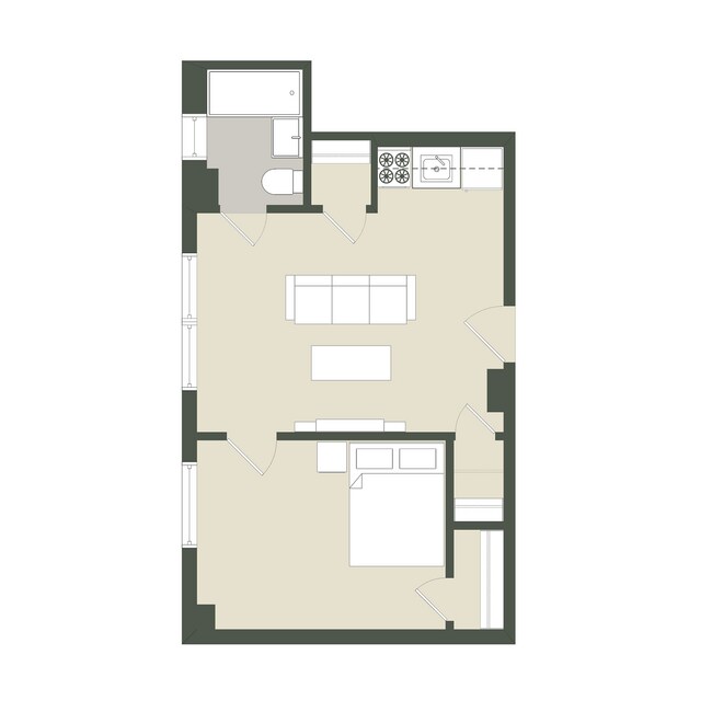 Floorplan - 420 W. Melrose St.