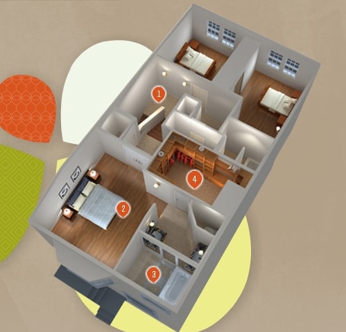 2BR/2BA - Damai