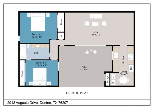 Floorplan - Greenway Patio