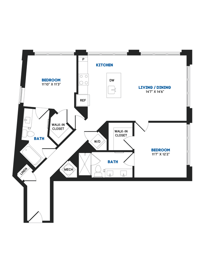 Floorplan - The Chase at Bryant Street