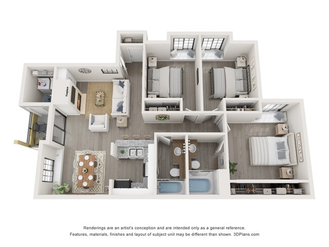 Floorplan - Desert Vistas Apartments