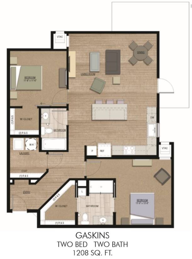 Floorplan - Portside at Grande Dunes- 55+ALL-INCLUSIVE