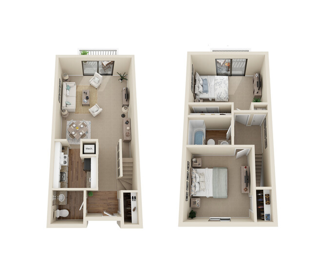 2 Bed 1.5 Bath - Residence at Patriot Place Apartments