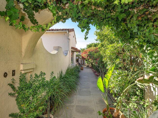 Driveway foliage - 609 S Highland Ave